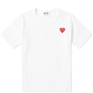 Comme des Garcons cdg play white tee t shirt UA